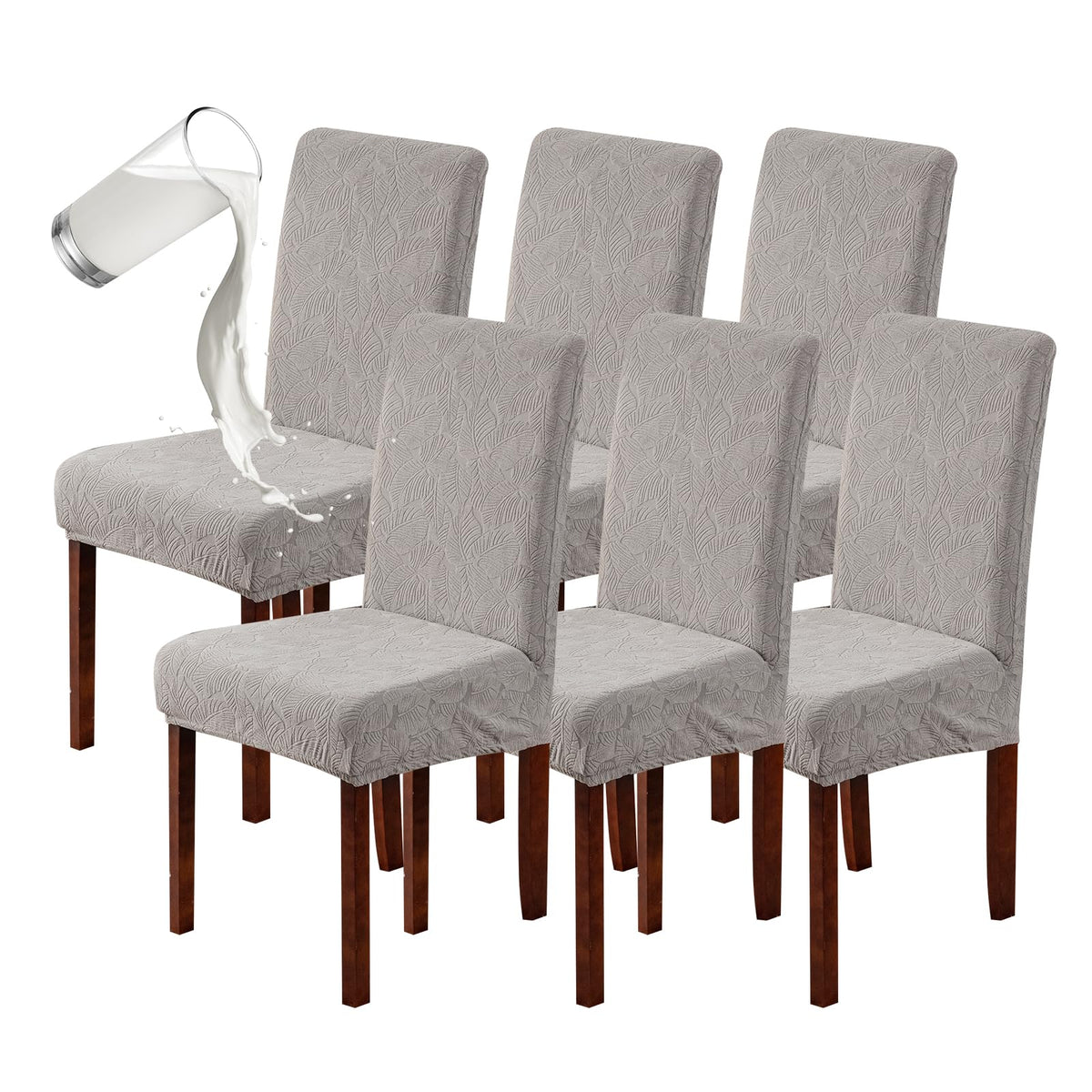 Waterproof Dining Room Chair Covers, Stretch Parsons Chair Slipcovers