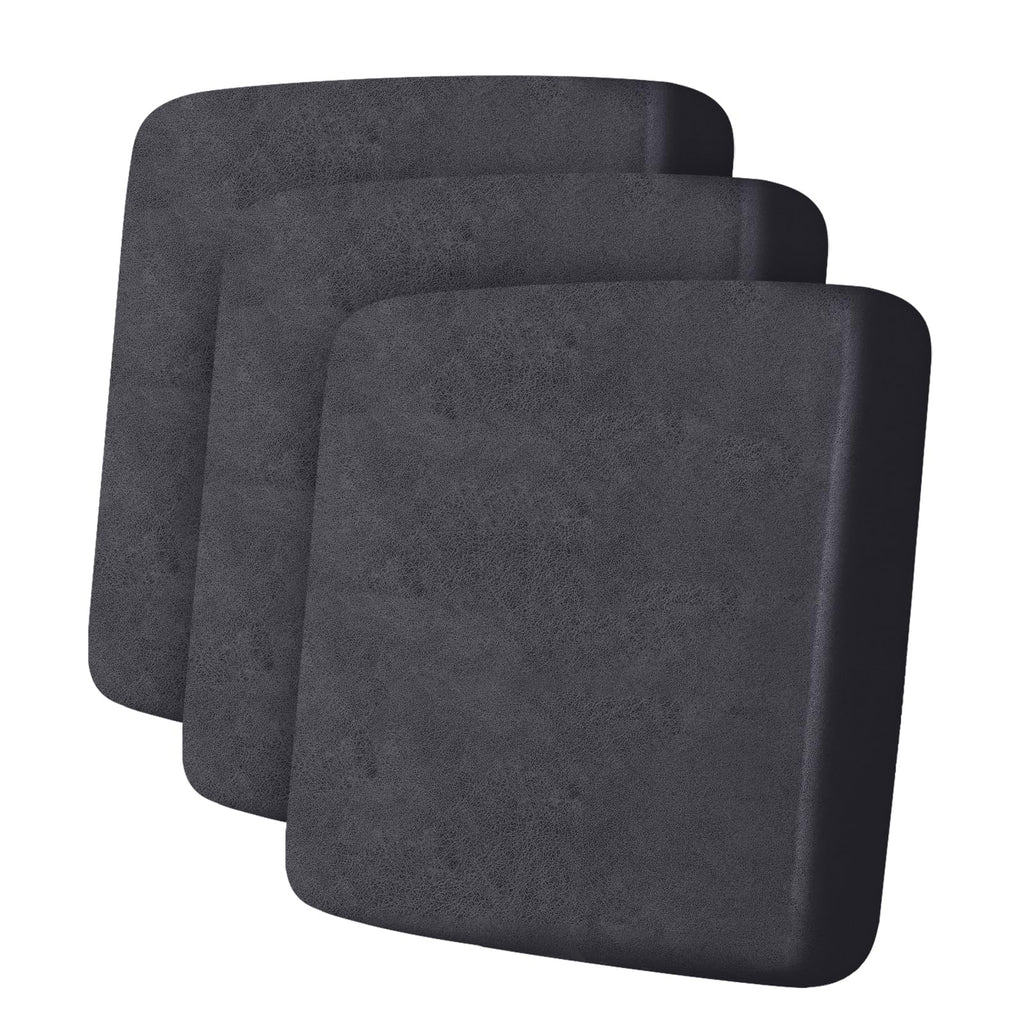 ANARACHON Leather Look Couch Cushion Covers Sofa Seat Slipcovers Sets Couches Furniture Protector for Sectional Armchair Loveseat Pets Kids Stretch Spandex Fabric (2 Cushion Loveseat, Burgundy)