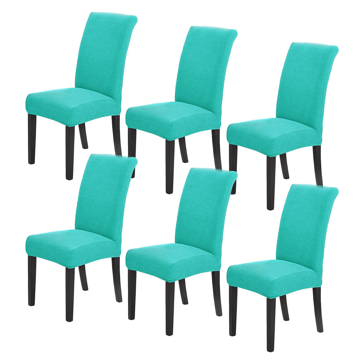 Stretch Chair Covers for Dining Room Set of 4, Removable Washable Dining Room Chair Covers, Dining Chair Slipcovers Seat Protector, Great for Home and Banquet Decor (Pureed Pumpkin, 4 Pack)