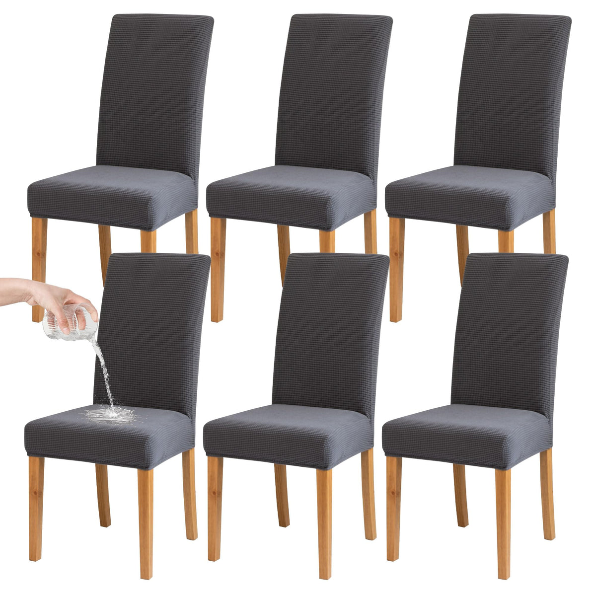Dining Chair Covers, Stretch Seat Covers, Washable Furniture Protector