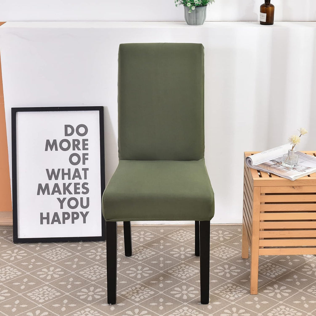 HZDHCLH Dining Chair Covers Set of 4 Stretch Chair Slipcovers Washable