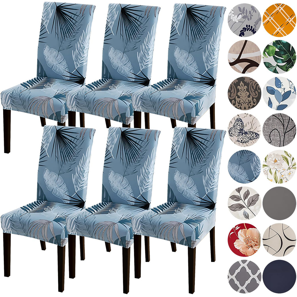 HZDHCLH Dining Chair Covers Set of 4 Stretch Chair Slipcovers Washable