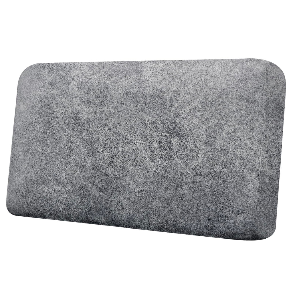 Loveseat Cushion Covers Leather-Look 2PC Stretch Love Seat Slipcover Sets for Living Room Individual Couch Seat Protector, Pet-Friendly, Non-Slip, Easy Fit - Coffee
