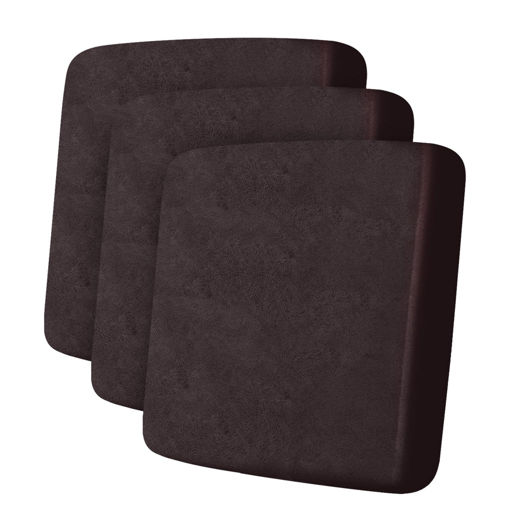ANARACHON Leather Look Couch Cushion Covers Sofa Seat Slipcovers Sets Couches Furniture Protector for Sectional Armchair Loveseat Pets Kids Stretch Spandex Fabric (2 Cushion Loveseat, Burgundy)