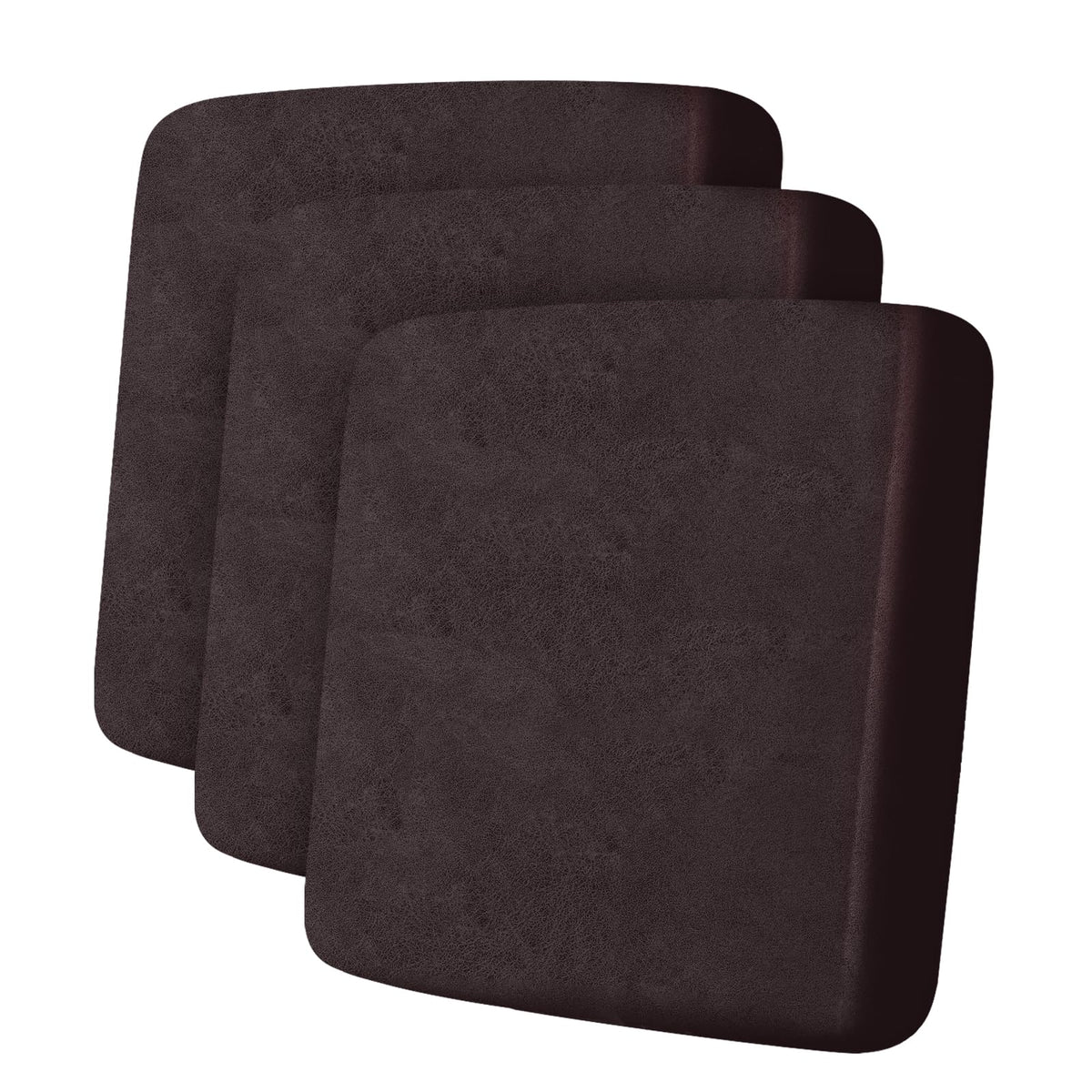 ANARACHON Leather Look Couch Cushion Covers Sofa Seat Slipcovers Sets Couches Furniture Protector for Sectional Armchair Loveseat Pets Kids Stretch Spandex Fabric (2 Cushion Loveseat, Burgundy)