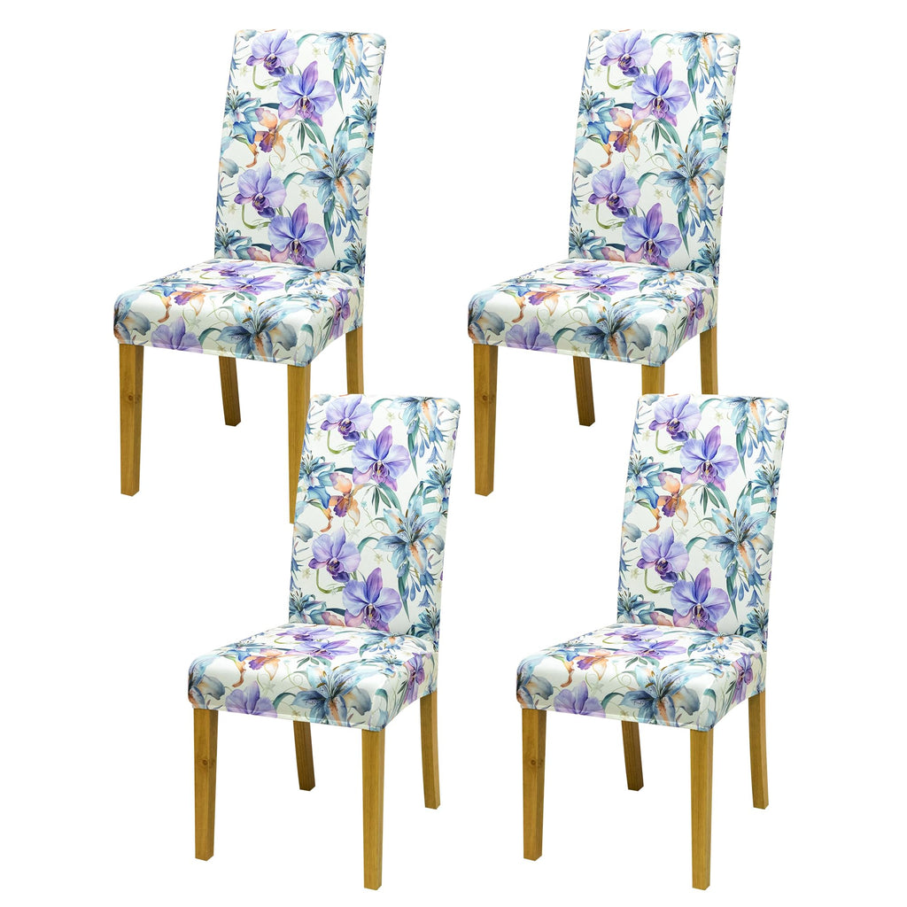 Velvet Dining Chair Covers,Dining Room Chair Covers Set of 6