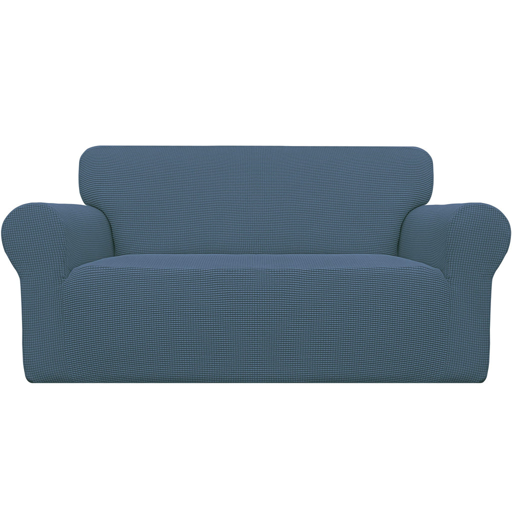 Easy-Going Stretch Loveseat Couch Covers Washable Cream