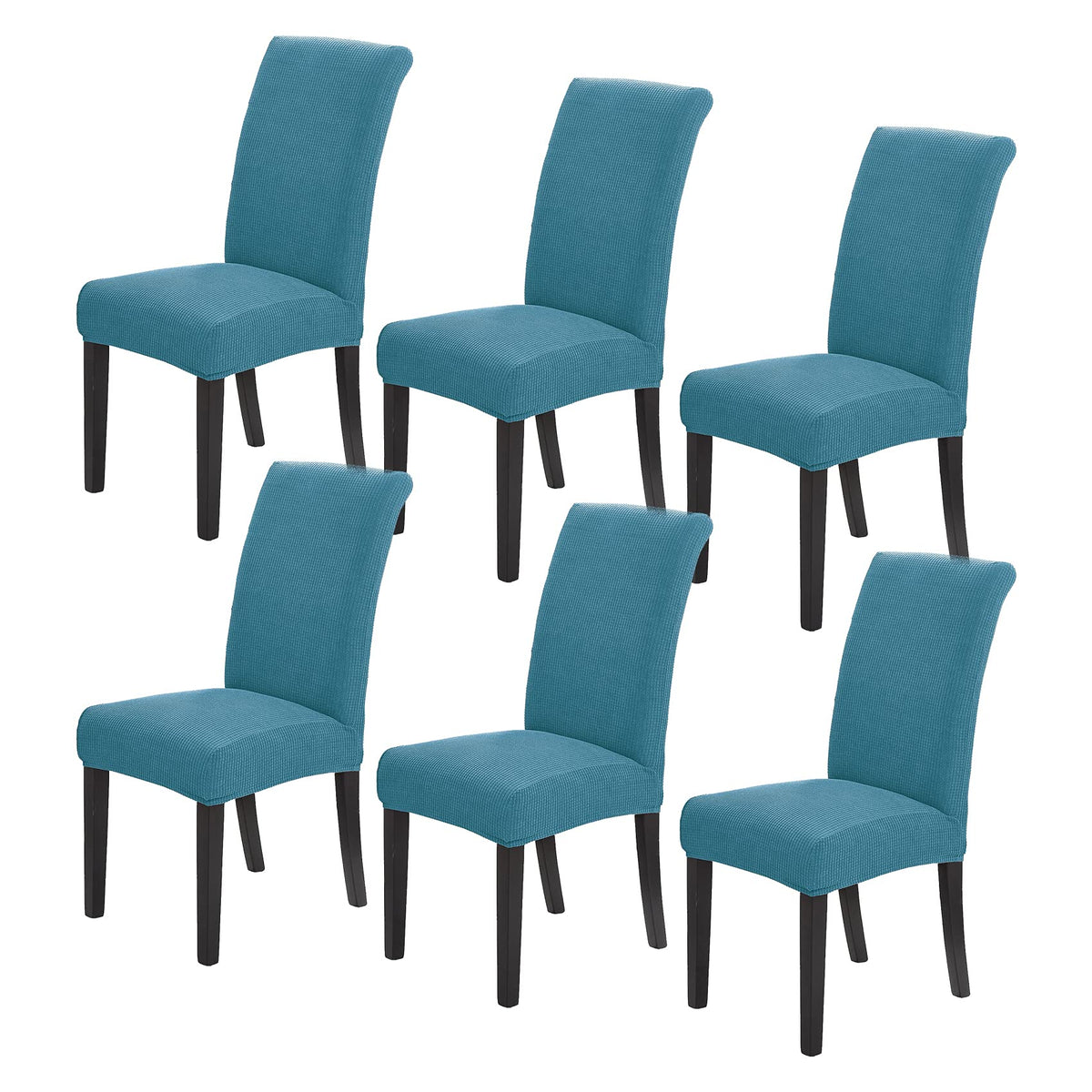Stretch Chair Covers for Dining Room Set of 4, Removable Washable Dining Room Chair Covers, Dining Chair Slipcovers Seat Protector, Great for Home and Banquet Decor (Pureed Pumpkin, 4 Pack)