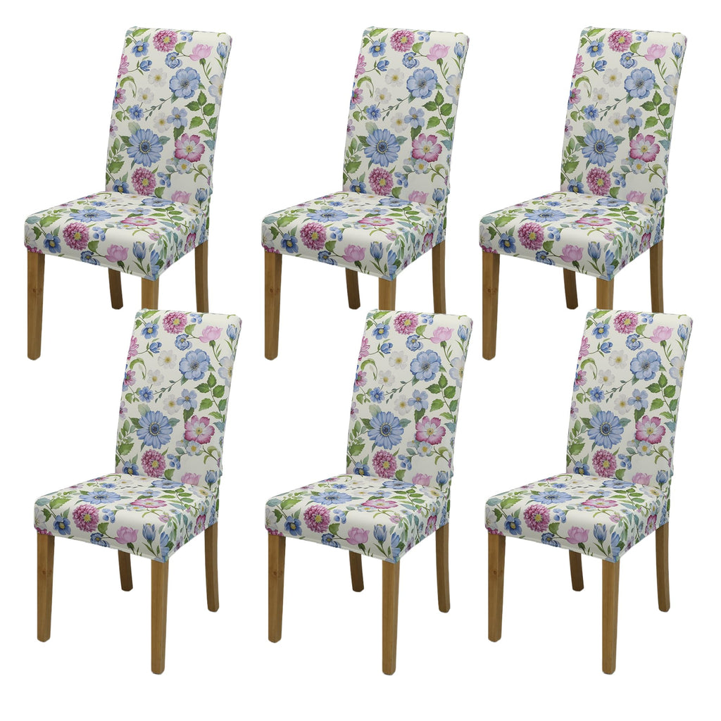 Velvet Dining Chair Covers,Dining Room Chair Covers Set of 6