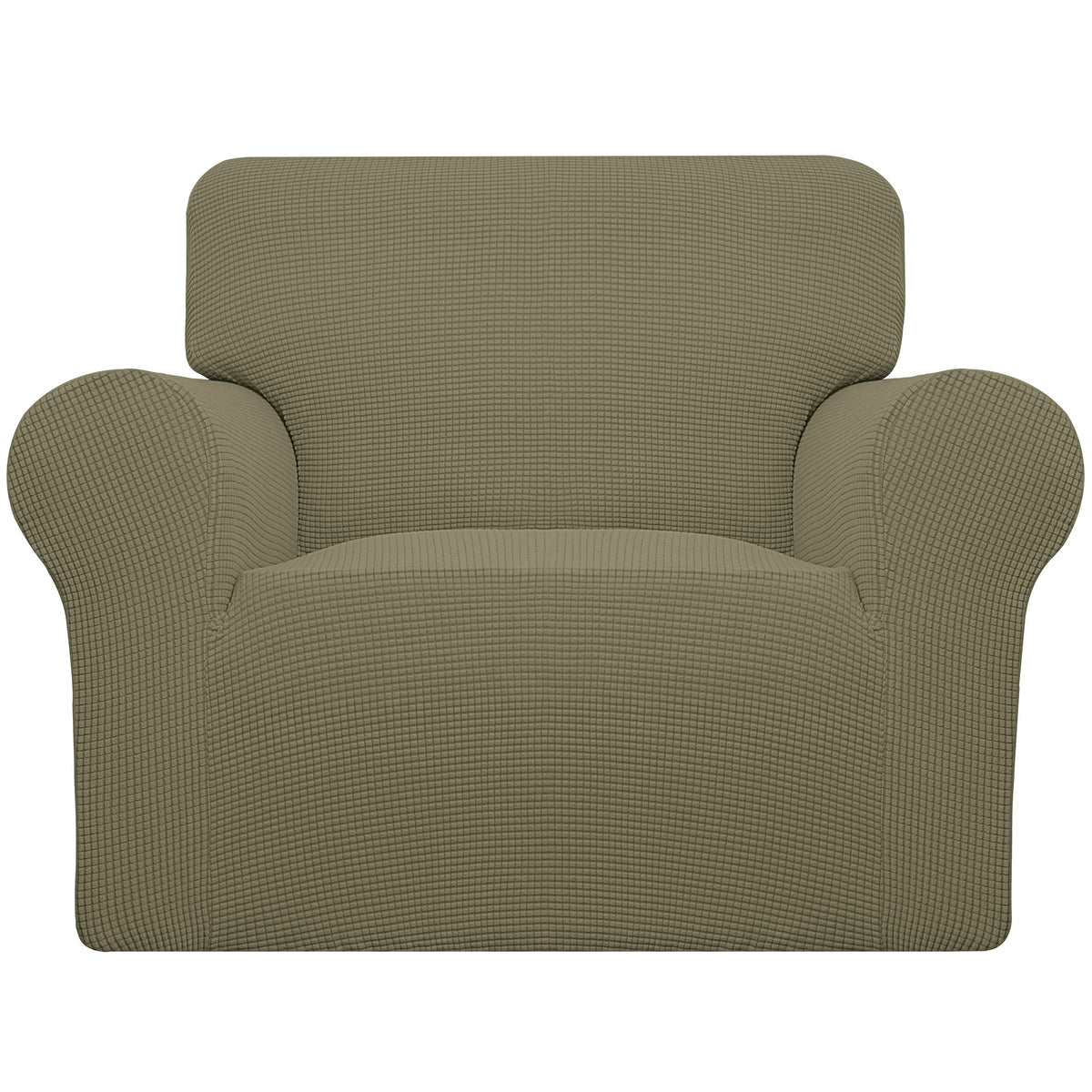Easy-Going Stretch Loveseat Couch Covers Washable Cream