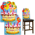 Fancy Land Birthday Chair Cover for Classroom for Kids Party Decorations