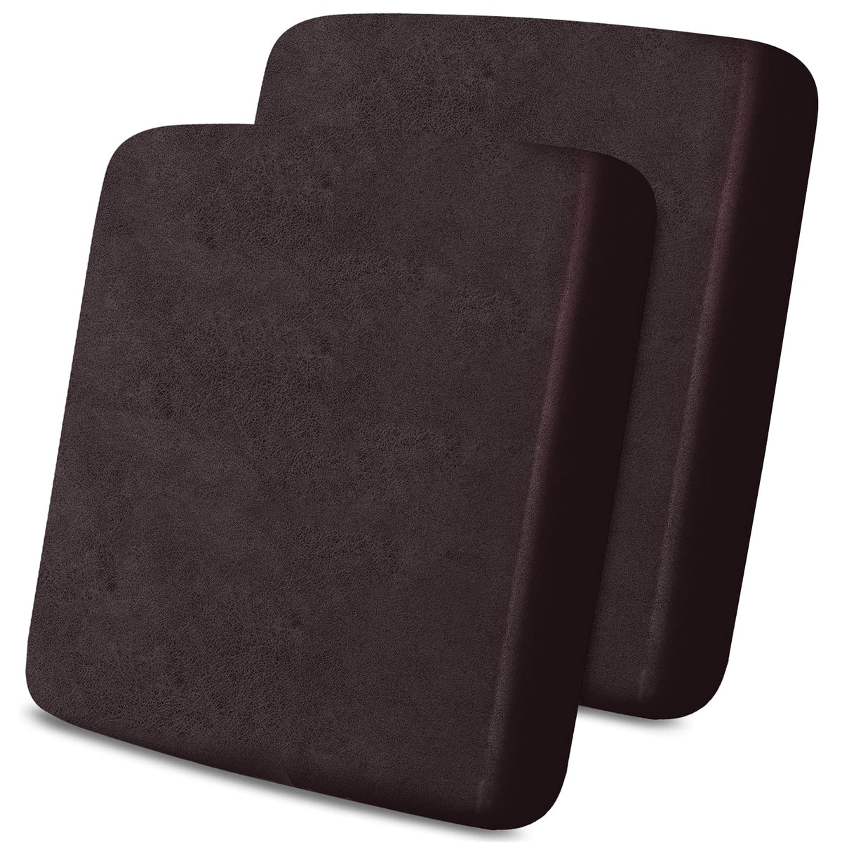 molasofa Leather Look Couch Cushion Covers, Stretch Sofa Cushion Covers for Sectional Armchair Loveseat Protector,Replacement Seat Cushion Slipcovers, Machine Washable (2 Cushion Loveseat, Red)