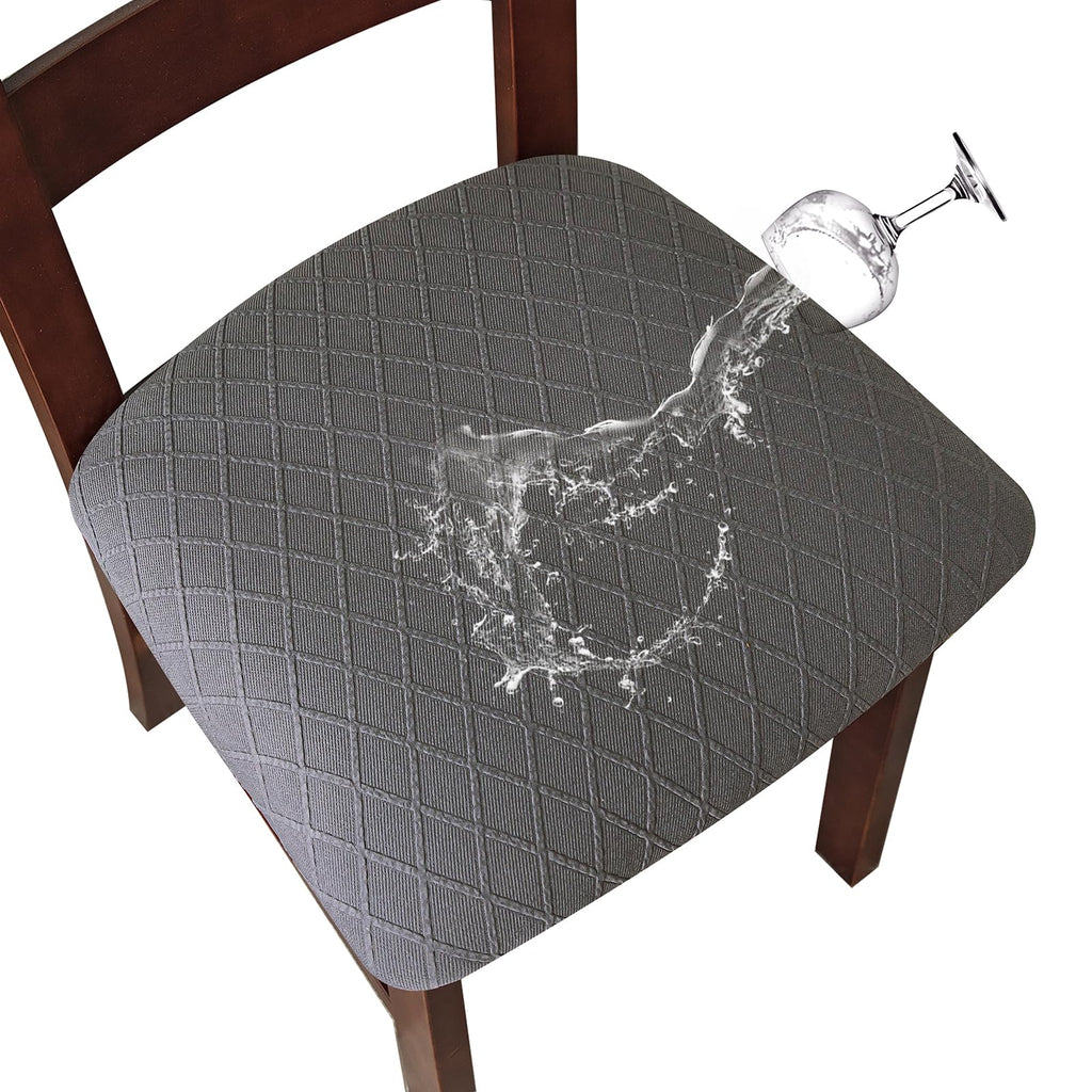 Genina Waterproof Seat Covers for Dining Room Chair Cushion Covers Set of 4
