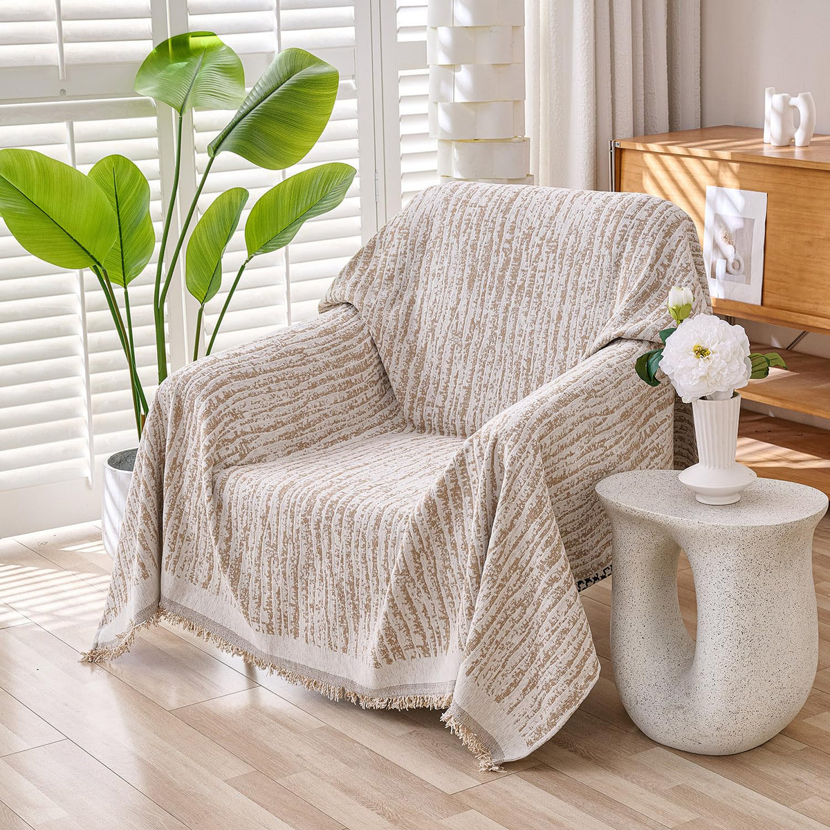 Erke Loveseat Cover Sheet Blanket, Machine Washable Non Slip Chenille Cushion Slipcover for Pets, 2-Seater Love seat Sofa Bed Chair Slip Covers Furniture Decor Protector