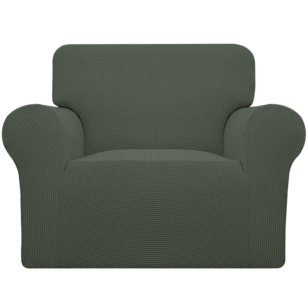 Easy-Going Stretch Loveseat Couch Covers Washable Cream