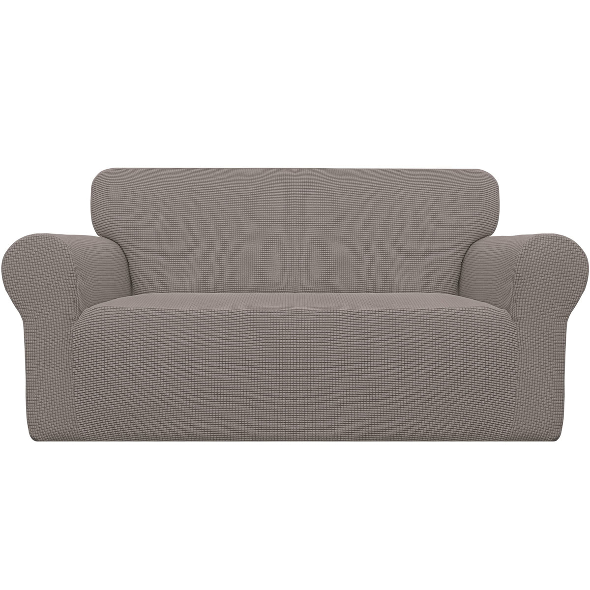 Easy-Going Stretch Loveseat Couch Covers Washable Cream