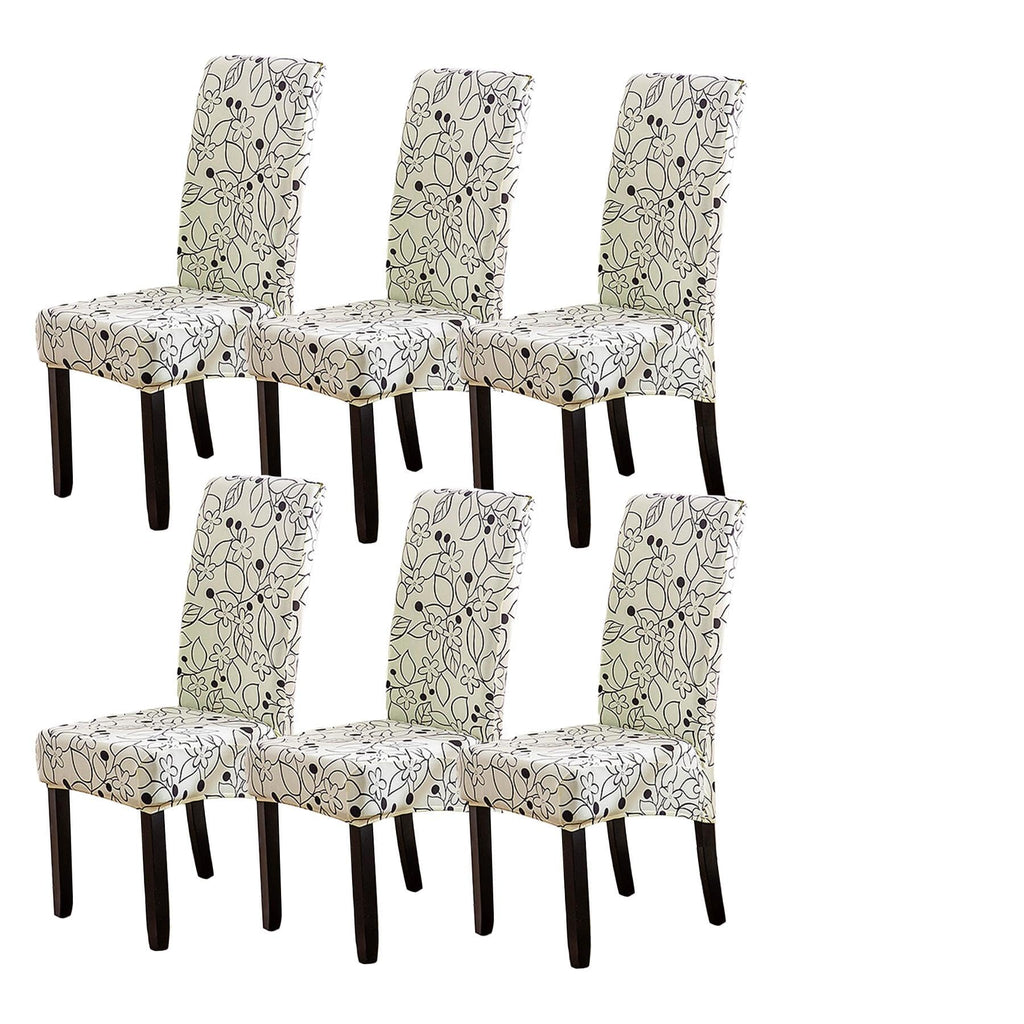 HZDHCLH Dining Chair Covers Set of 4 Stretch Chair Slipcovers Washable