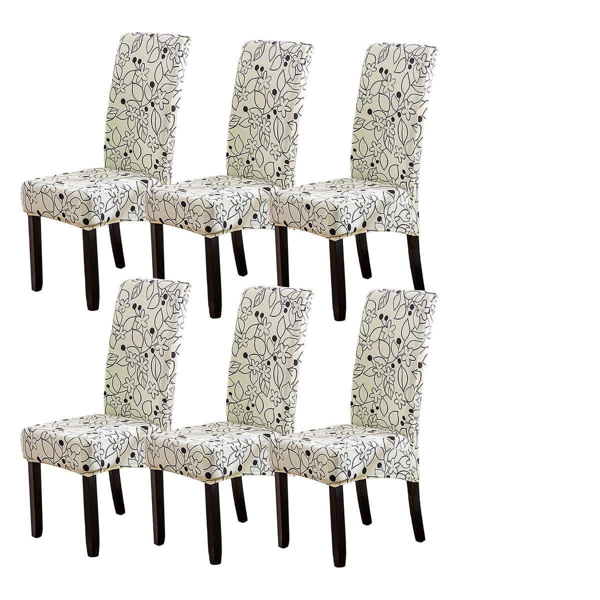 HZDHCLH Dining Chair Covers Set of 4 Stretch Chair Slipcovers Washable