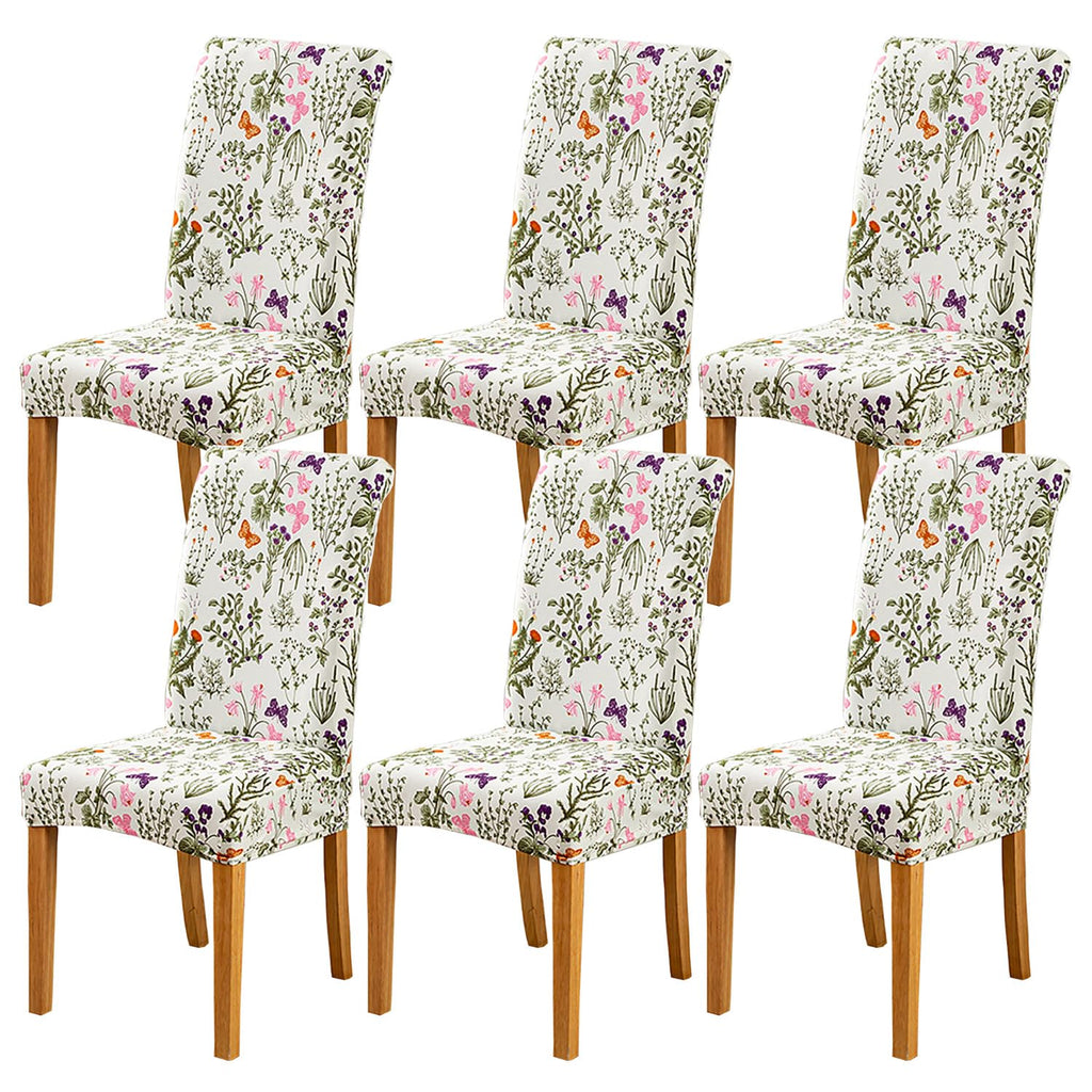 HZDHCLH Dining Chair Covers Set of 4 Stretch Chair Slipcovers Washable