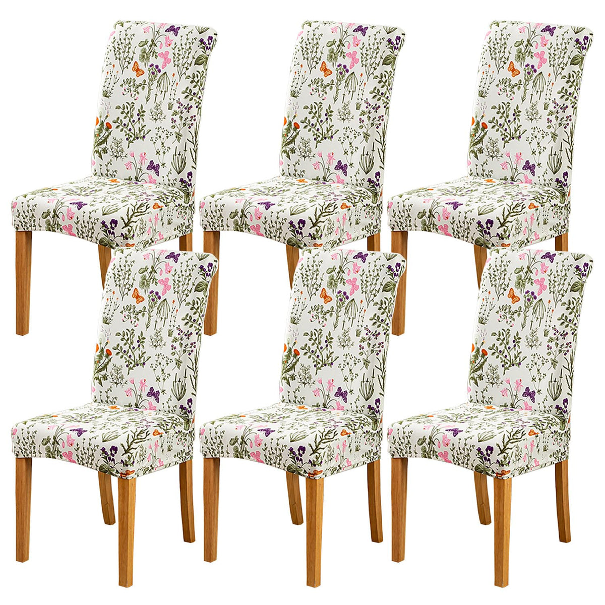 HZDHCLH Dining Chair Covers Set of 4 Stretch Chair Slipcovers Washable