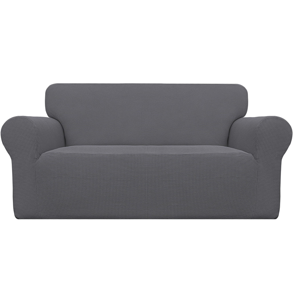 Easy-Going Stretch Loveseat Couch Covers Washable Cream
