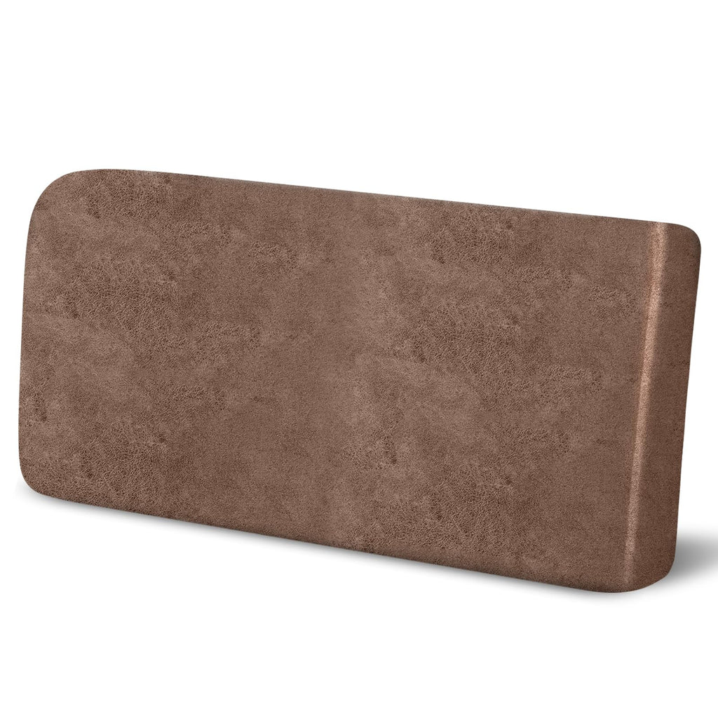 molasofa Leather Look Couch Cushion Covers, Stretch Sofa Cushion Covers for Sectional Armchair Loveseat Protector,Replacement Seat Cushion Slipcovers, Machine Washable (2 Cushion Loveseat, Red)