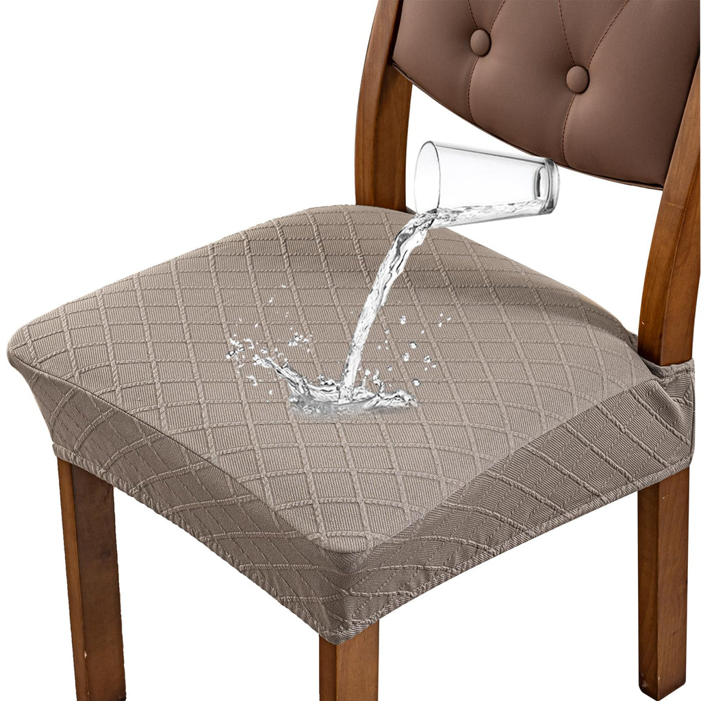 Genina Waterproof Seat Covers for Dining Room Chair Cushion Covers Set of 4