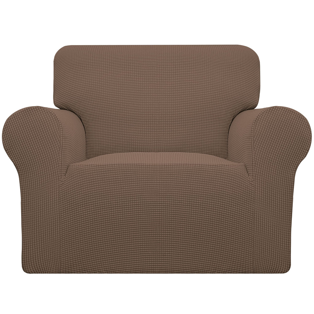 Easy-Going Stretch Loveseat Couch Covers Washable Cream
