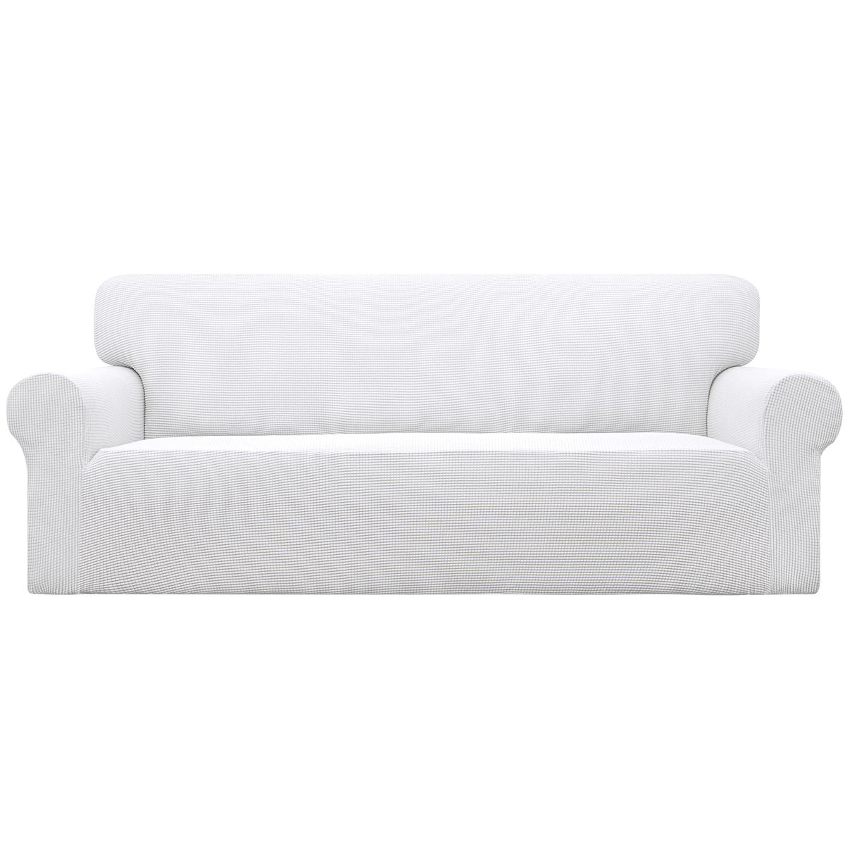 Easy-Going Stretch Loveseat Couch Covers Washable Cream