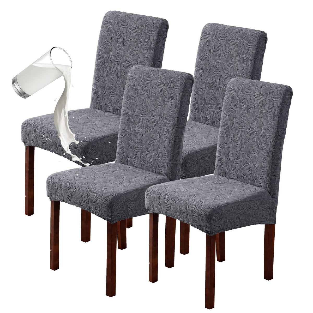 Waterproof Dining Room Chair Covers, Stretch Parsons Chair Slipcovers