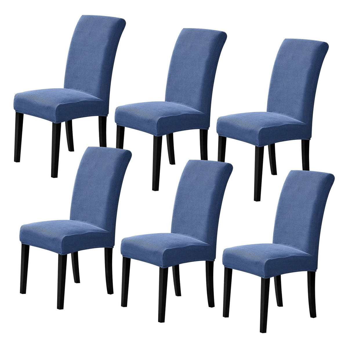 Stretch Chair Covers for Dining Room Set of 4, Removable Washable Dining Room Chair Covers, Dining Chair Slipcovers Seat Protector, Great for Home and Banquet Decor (Pureed Pumpkin, 4 Pack)