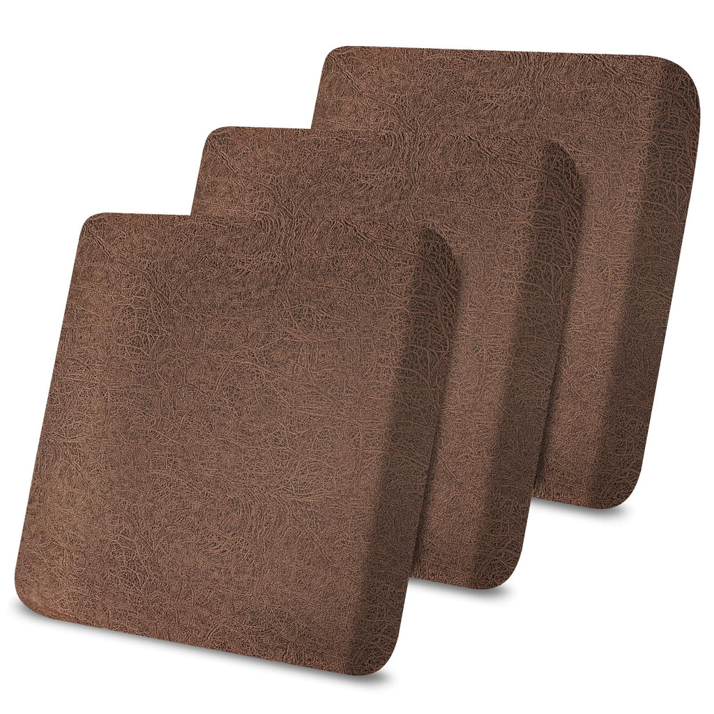 molasofa Leather Look Couch Cushion Covers, Stretch Sofa Cushion Covers for Sectional Armchair Loveseat Protector,Replacement Seat Cushion Slipcovers, Machine Washable (2 Cushion Loveseat, Red)