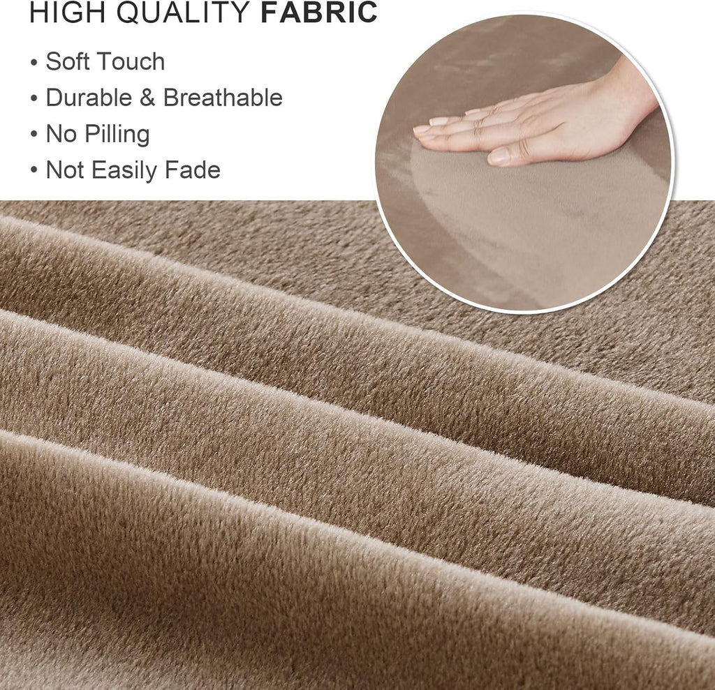 NICEEC Spandex Dining Bench Cushion Cover Bench Covers Stretch with Skirt