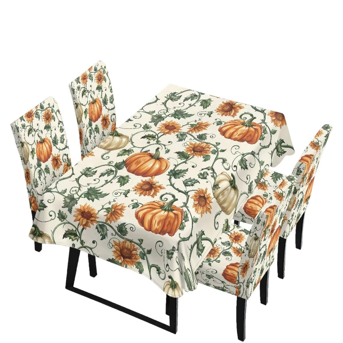 Maple Leaf Dining Table & Chair Cover Rectangle Dining Table Decor