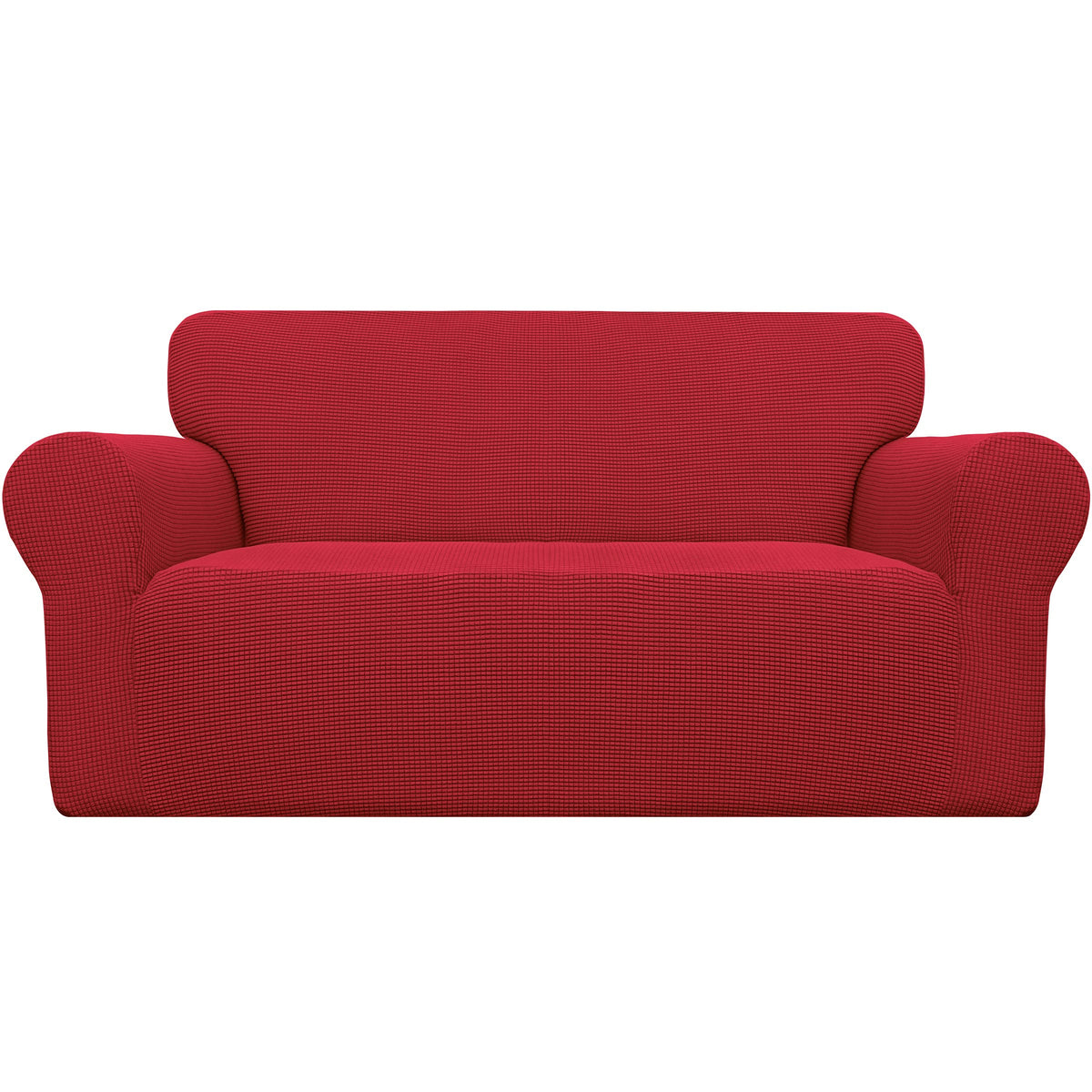 Easy-Going Stretch Loveseat Couch Covers Washable Cream