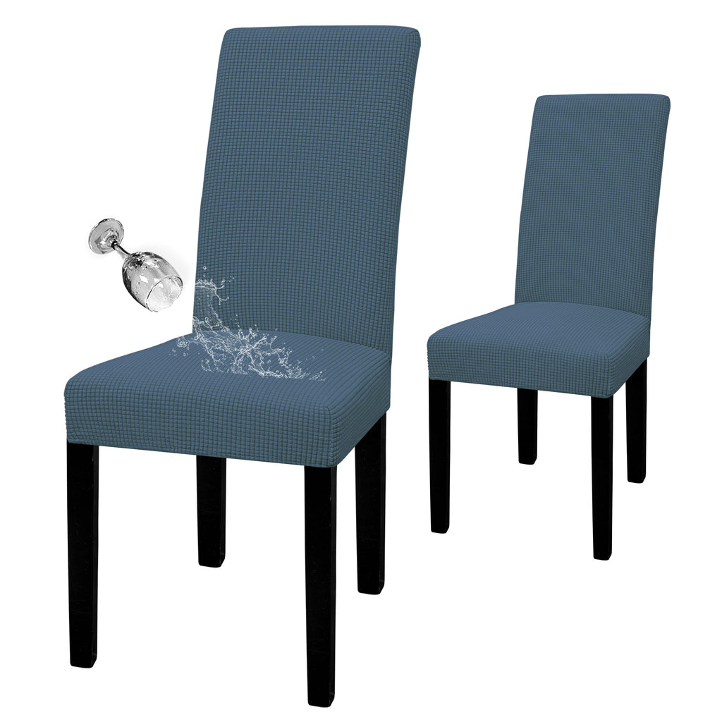Easy-Going 100% Waterproof Dining Room Chair Covers Set of 6, Large