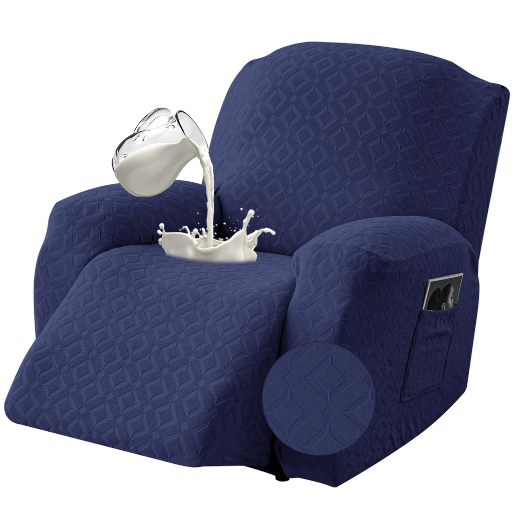 Genina Waterproof Recliner Loveseat Cover,2 Seat Couch Cover,Chocolate