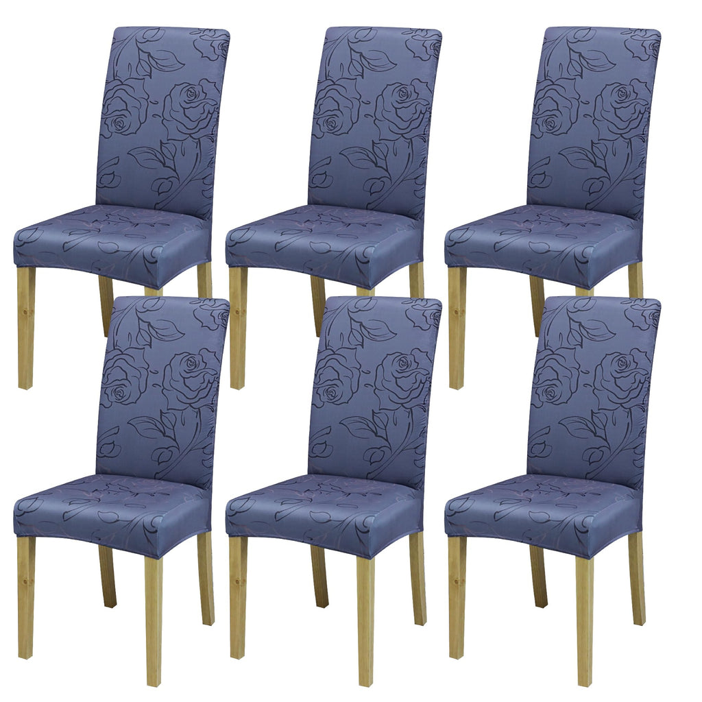 Velvet Dining Chair Covers,Dining Room Chair Covers Set of 6