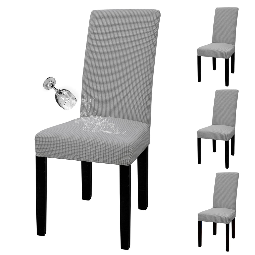 Easy-Going 100% Waterproof Dining Room Chair Covers Set of 6, Large