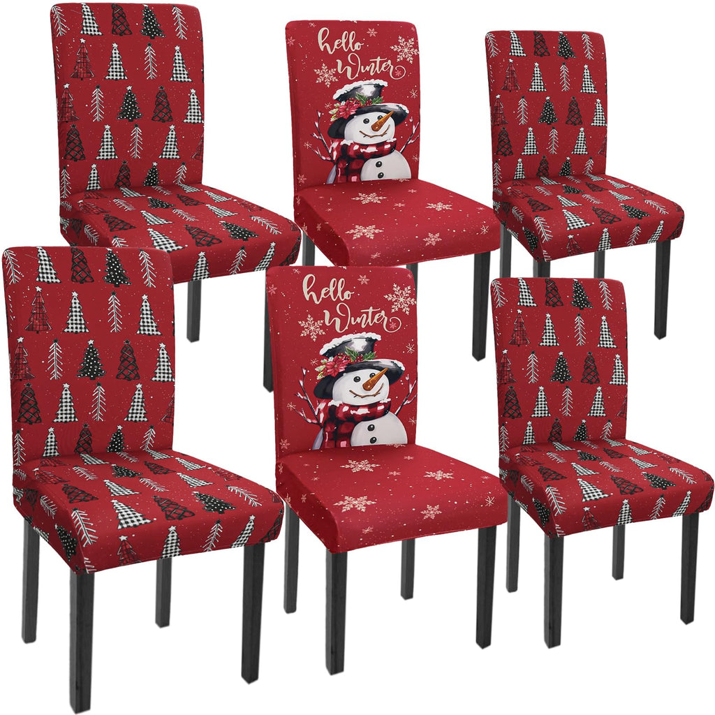 Halloween Chair Covers Set of 4 Pumpkin Ghost Spider Parsons Slipcovers