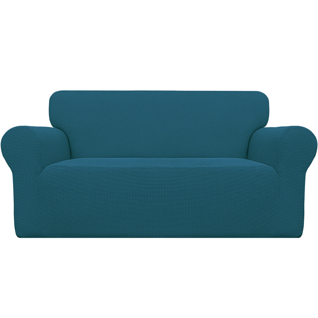 Easy-Going Stretch Loveseat Couch Covers Washable Cream