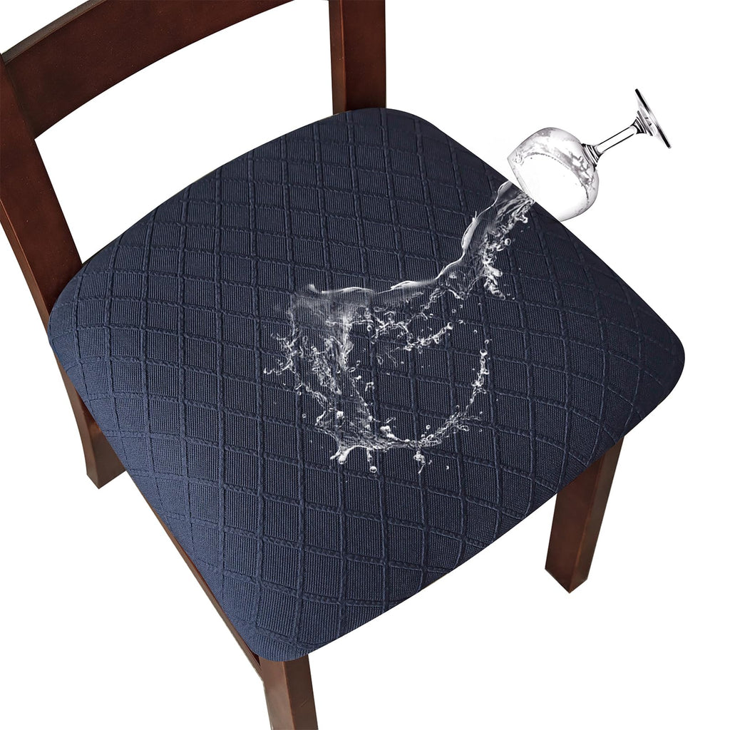 Genina Waterproof Seat Covers for Dining Room Chair Cushion Covers Set of 4