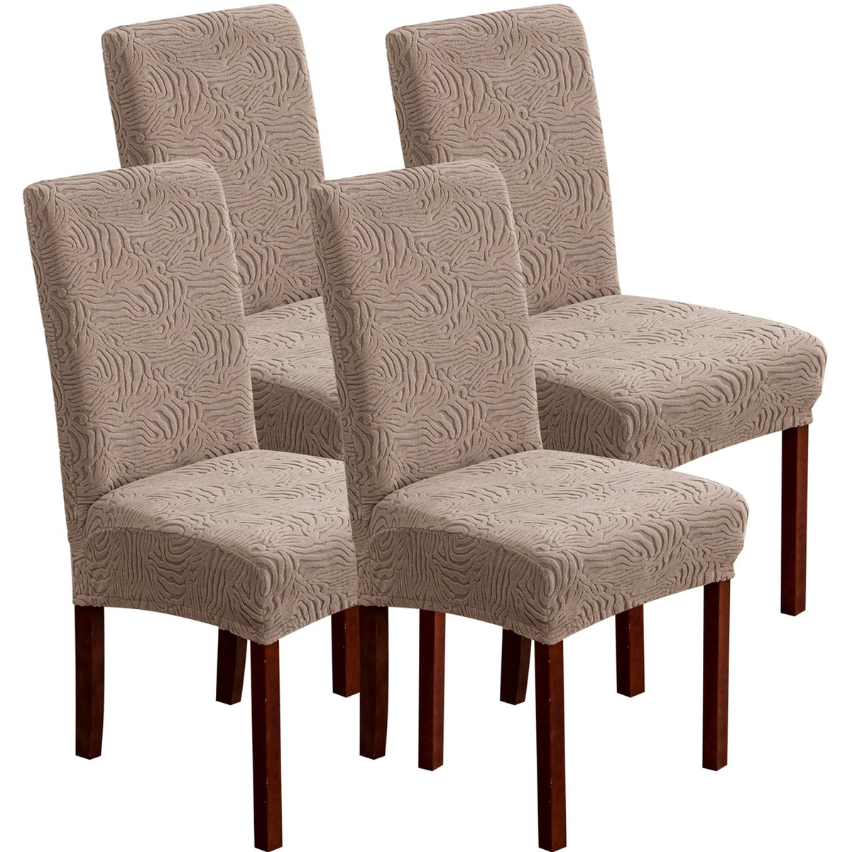 Dining Chair Covers Set of 6, Stretch Parsons Chair Slipcovers