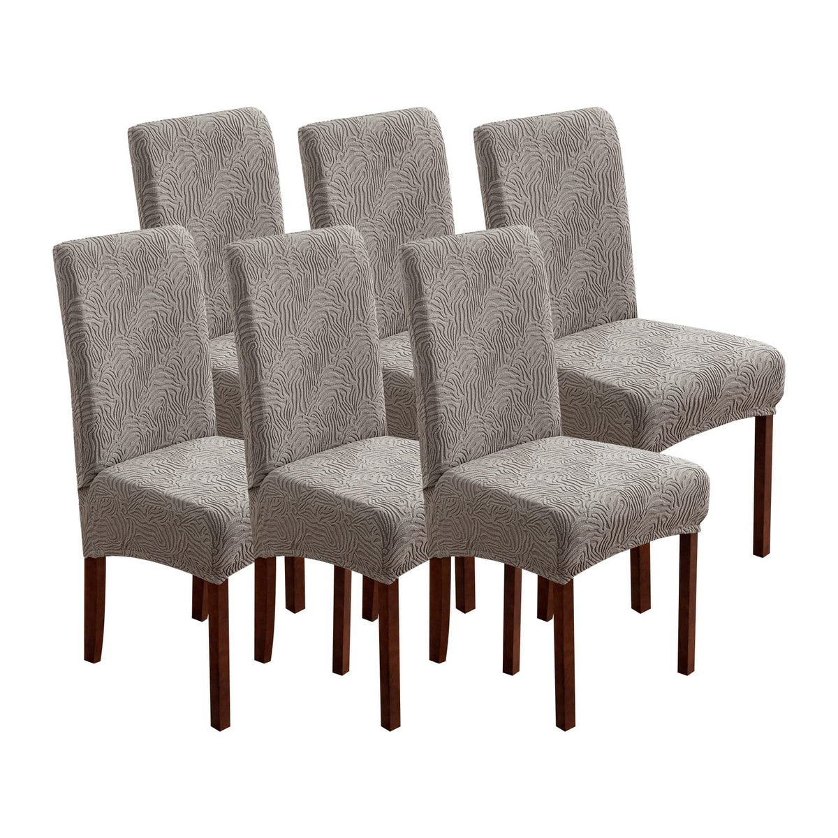 Dining Chair Covers Set of 6, Stretch Parsons Chair Slipcovers