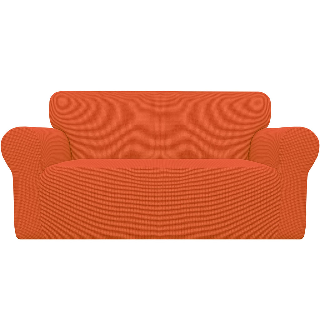 Easy-Going Stretch Loveseat Couch Covers Washable Cream