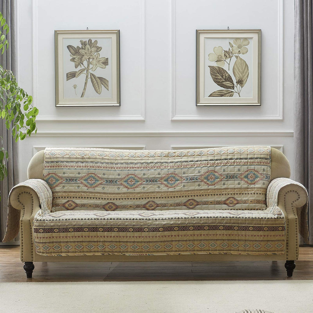 Barefoot Bungalow Phoenix Furniture Slipcover, Loveseat, Tan