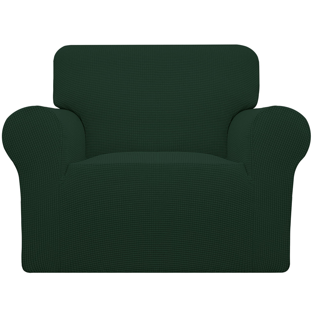 Easy-Going Stretch Loveseat Couch Covers Washable Cream