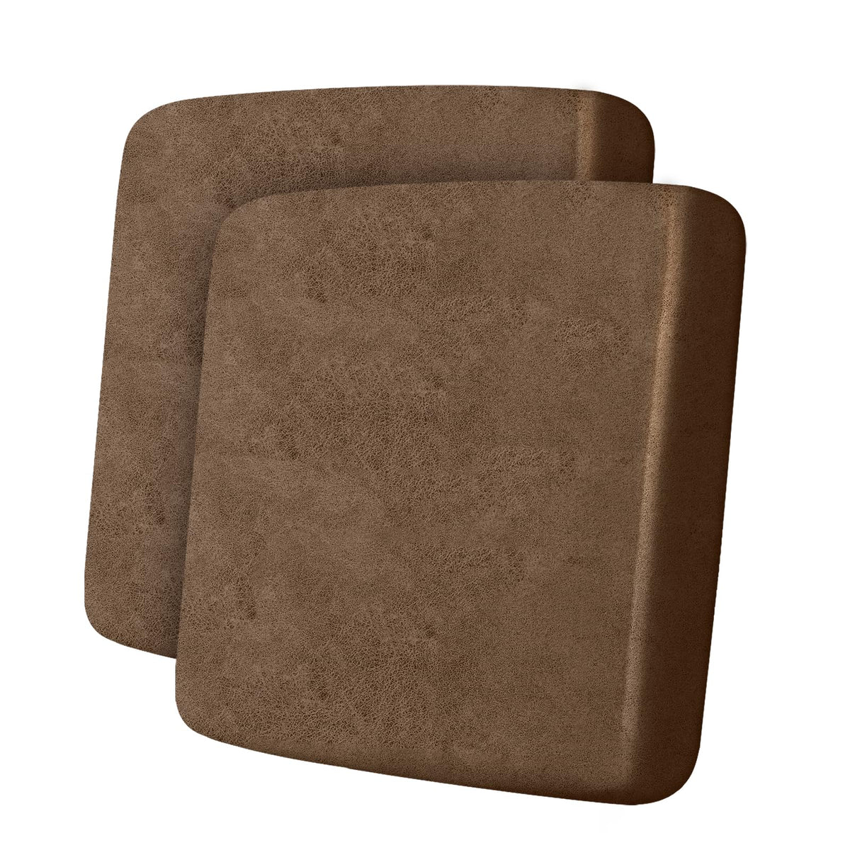 ANARACHON Leather Look Couch Cushion Covers Sofa Seat Slipcovers Sets Couches Furniture Protector for Sectional Armchair Loveseat Pets Kids Stretch Spandex Fabric (2 Cushion Loveseat, Burgundy)