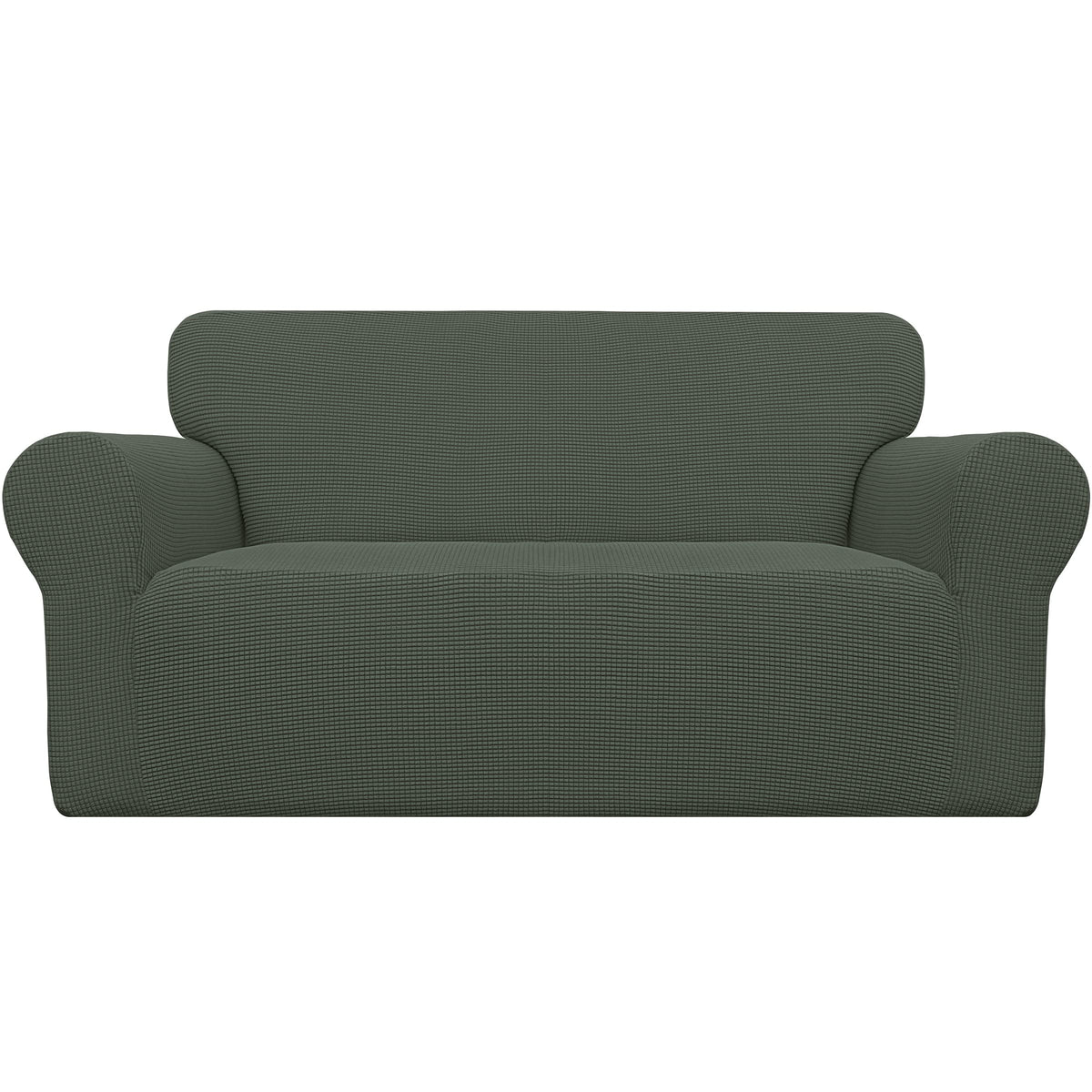 Easy-Going Stretch Loveseat Couch Covers Washable Cream