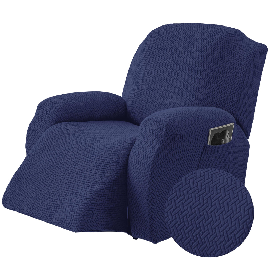 Genina Recliner Loveseat Covers with Console,2 Seater,Taupe